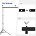 NEEWER Photo Studio Backdrop Support System, 10ft x 7ft//3m x 2.1m Adjustable Background Stand with 4 Crossbars, 6 Backdrop Clamps, 2 Orange Sandbags, and Carrying Bag for Portrait Studio Photography