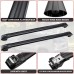 MotorFansClub Lockable Roof Rack Cross Bars Fit for Jeep Cherokee 2014 2015 2016 2017 2018 2019 2020 2021 2022 2023 Cargo Luggage Rack Rail Aluminum (Doesn't Fit for Grand Cherokee!!)