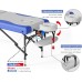 CLORIS 84" Professional Massage Table Portable 2 Folding Lightweight Facial Solon Spa Tattoo Bed Height Adjustable with Carrying Bag & Aluminium Leg Hold Up to 1000LBS