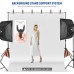 NEEWER Photo Studio Backdrop Support System, 10ft x 7ft//3m x 2.1m Adjustable Background Stand with 4 Crossbars, 6 Backdrop Clamps, 2 Orange Sandbags, and Carrying Bag for Portrait Studio Photography