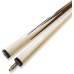 ISPiRiTo Pool Cues 2-Piece 58 Inch House Bar Billiard Cue Sticks 19oz - 21oz 13mm Glue-on Tips Hardwood Wooden Cues Set of 2