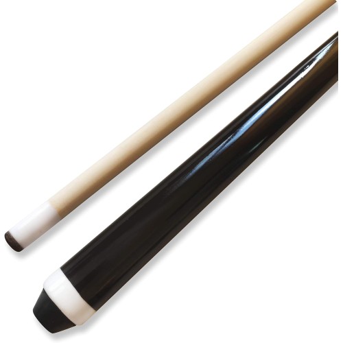 ISPiRiTo Pool Cues 2-Piece 58 Inch House Bar Billiard Cue Sticks 19oz - 21oz 13mm Glue-on Tips Hardwood Wooden Cues Set of 2