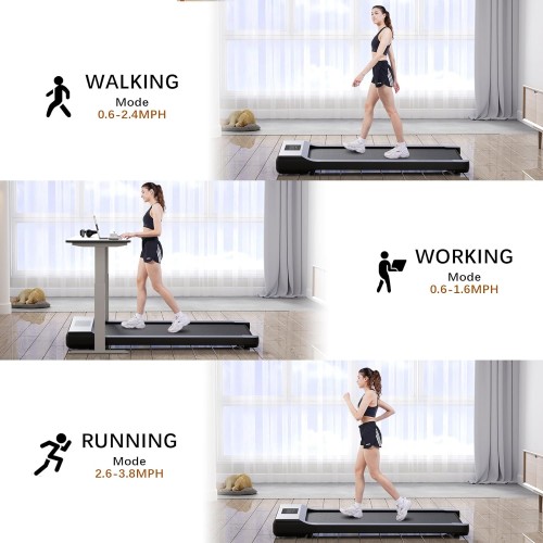 SupeRun® BA04 Mini Walking Pad Underdesk Treadmill with Remote Control