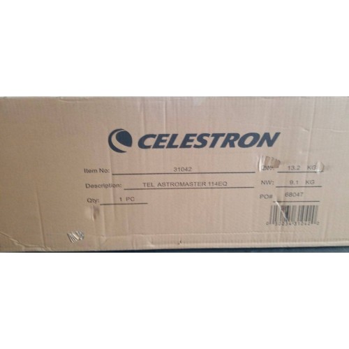 Celestron AstroMaster 114EQ Newtonian Telescope - Black