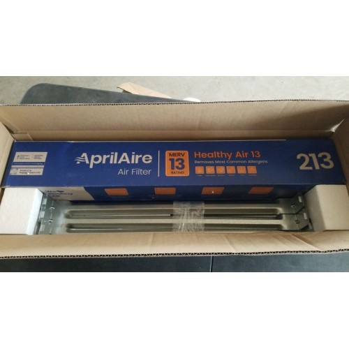 Genuine AprilAire 213 20x25x4 MERV 13 Healthy Home Air Filter