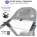 AEROW Treadmill Desk Attachment - Clear Treadmill Laptop Holder - Universal Fit 36" Treadmill Table & Exercise Workstation