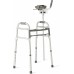 Medline Walker Platform Attachment, Enhances Stability & Mobility for Two-Button Walkers, Easy Installation