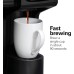 Hamilton Beach FlexBrew Trio 2-Way Coffee Maker, Compatible with K-Cup Pods or Grounds, Combination Single Serve & Full 12c Carafe, Removable Reservoir, Fast Brewing, Works with Alexa, Black