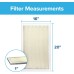 Filtrete 16x20x1 Air Filter, MPR 300, MERV 5, Clean Living Basic Dust 3-Month Pleated 1-Inch Air Filters,