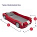 Step2 Roadster Toddler-to-Twin Bed, Crib to Twin Transition Race Car Bed, Adjustable, Ages 3+ Years Old, Easy Assembly, Red