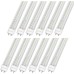 4FT LED Shop Light,T8 LED Tube Light 36W 4680 Lumens,6000K Daylight White,T8 T10 T12 Fluorescent Replacement Bulbs,Clear Cover, Bi-Pin G13 Base,Dual-End Powered, Ballast Bypass (12-Pack)