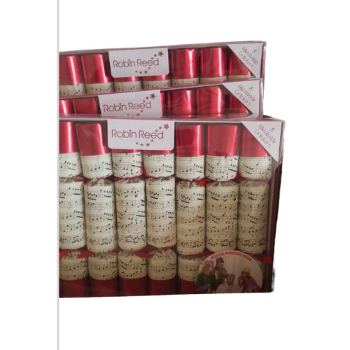 Lakeland Novelty Musical Symphony Christmas Table Crackers Pack of 8