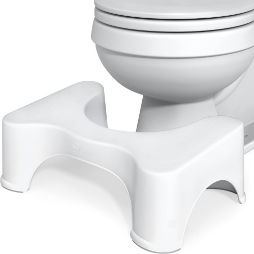 Squatty Potty The Original Bathroom Toilet Stool, 7 Inch height, White