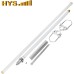 HYS 200W GMRS 460-470 MHz UHF 7.2 dBi UHF Base Antenna, Fiberglass Pretuned Land Mobile Omni Antenna for GMRS Midland Anytone Motorola Repeater GR500 GR300 GR1225 Mobile Radio, White Fiberglass