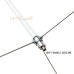 HYS 200W GMRS 460-470 MHz UHF 7.2 dBi UHF Base Antenna, Fiberglass Pretuned Land Mobile Omni Antenna for GMRS Midland Anytone Motorola Repeater GR500 GR300 GR1225 Mobile Radio, White Fiberglass