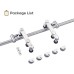 EaseLife 6.6 FT Stainless Steel Sliding Barn Door Hardware Track Kit,Heavy Duty,Anti-Rust Anti-Corrosion,Slide Smoothly Quietly,Easy Install (6.6FT Track Kit for 36"~40" Single Door)