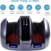 Shiatsu Foot Massager Machine w/ Heat and Remote for Circulation and Pain Relief, Electric Deep Kneading Leg and Calf Circulation Massage for Plantar Fasciitis and Neuropathy, Gifts for Family Friends