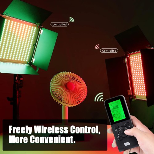 Pixel K80 Photography Lighting with APP Control, 2600K-10000K CRI 97+ RGB Led Video Light Panel, 9 Applicable Scenes Lighting for Studio/Gaming/Streaming/YouTube/Videography/Film/Video Recording