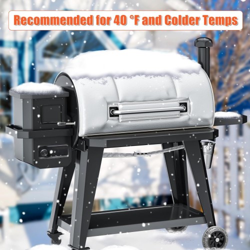 QuliMetal Grill Blanket for Pit Boss 1150 Wood Pellet Grills, PB1150PS3, PB1150PS2, PB1150G, PB1100SP - Insulation Blanket fits Pit Boss Pro Series V3 1150 Grill, Save a Lot of Heat for Winter Cooking