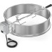 Onlyfire Stainless Steel Rotisserie Ring Kit Barbecue Accessories for Weber 22" Kettle Grill and Other Similar Size Grills