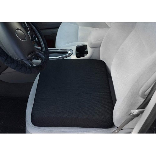 Milliard Memory Foam Seat Cushion Chair Pad 18 x 16 x 3in. with Washable Cover, for Relief and Comfort