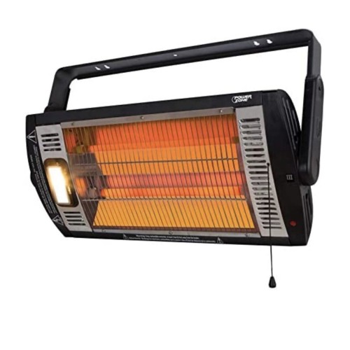 Shinic Electric Garage Heater for Indoor Use 1500W 120 V Ceiling Mounted