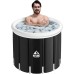 Moyanne Ice Bath Tub,155 Gallons Inflatable Cold Plunge Tub for Athletes' Recovery - Portable Outdoor Polar Pod Recovery Solution,39.3'' x 29.5''