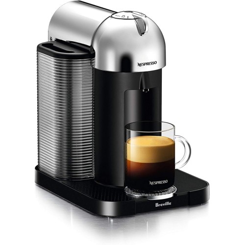 Nespresso Vertuo Coffee and Espresso Machine by Breville,5 Cups, Chrome