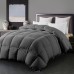 ELNIDO QUEEN® Goose Feather Down Comforter California King Size Duvet Insert Luxury Luxurious Hotel Comforter 100% Cotton Cover All Season 104x96 Inch