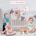 QDRAGON 3 in 1 Baby Walker and Activity Center for Baby Girl,Toddler, Learning to Walk, Sit to Stand, Early Learning Push Toys for Infant 6-12 Months Pin