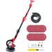 Drywall Sander, 750W Electric Drywall Sander With Vacuum & 14Pcs Sanding Discs, 6 Variable Speeds 1000-1850RPM, Foldable has Dust Bag, LED Light, Power Disc Sanders With Carrying Bag