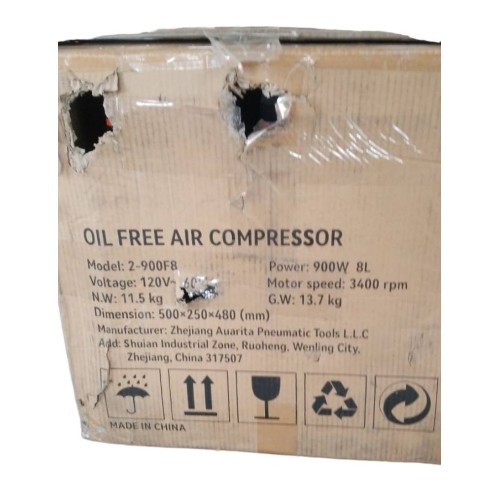 Oil free air compressor 2-900F8