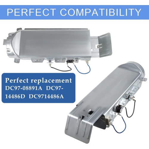 DC97-14486A Dryer Heating Element Assembly Replacement for Sam-sung Dryer (dv40j3000ew/a2 dv45h7000ew/a2 dv42h5000ew/a3 dv42h5200ep/a3 dv42h5200ew/a3) Replace DC97-14486D DC9714486A PS2432265