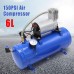 YIYIBYUS DC 12V On Board Air Compressor 100PSI w/ 6L Tank For Train Horns Motorhome Tires Air Horn Kits for Motorhome Tires, Auto Engines, Trucks Car SUV Or Boat