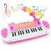 Kids Piano Keyboard- Toys for 3+ Year Old Girls Gift, Blue Piano Toy with 31 Keys and Microphone Multifunction Keyboard Piano for Kids, Toys for 3 4 5 6 Year Old Girl Birthday Gift