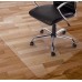 LEAP YOUTH PREMIUM OFFICE CHAIR MAT FOR HARD WOOD FLOORS 36" X 48" CLEAR HEAVY DUTY 36SQ111001