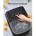 Silonn Countertop Ice Maker Machine, 9 Cubes Ready in 6 Mins, 12 KG in 24Hrs, Self-Cleaning Ice Machine with Ice Scoop and Basket, 2 Sizes of Bullet Ice for Home Kitchen Office Bar Party