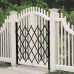 Single Folding Security Gate, 4.27' H x 36.6" W Folding Door Gate, Iron Accordion Security Gate, Flexible Expanding Security Gate, Rolling Barricade Gate, Scissor Gate or Door with Padlock