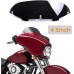 Black 4.5" Windshield Windscreen Compatible for 96-13 Harley Davidson Touring Street Glide Electra Glide FLHT FLHTCU Ultra Classic Glide FLHX FLHTK Tri Glide 1996-2013