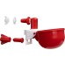 RentACoop DIY Automatic Chicken Waterer Cups for Any Chicken Watering System - Suitable for Tubing, Hardware Cloth, Buckets, Barrels, and More - Easy to Clean with Removable Cup Inserts - 7 Pack