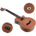 Electric Tenor Ukulele for beginners, Acoustic-Electric Ukelele 26 inch Adults Starter, Professional Electric Tenor uke Bundle with gig bag Tuner Strap String picks (Tenor-EQ)