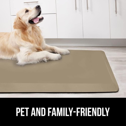 Gorilla Grip Anti Fatigue Cushioned Kitchen Floor Mats, Thick Ergonomic Standing Office Desk Mat, Waterproof Scratch Resistant Pebbled Topside, Supportive Comfort Padded Foam Rugs,