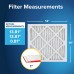 Filtrete 14x14x1 Air Filter MPR 1000 MERV 11, Allergen Defense, 6-Pack (exact dimensions 13.81x13.81x0.81)