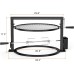 only fire Santa-maria Style Grill Rotisserie System Adjustable Cooking Grate Attachment for Weber 22 inch Kettle Grills - Global Patent