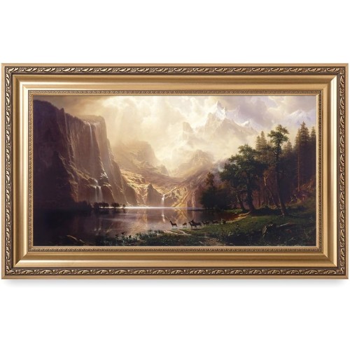 Decorarts - Among The Sierra Nevada, California - Albert Bierstadt. Art 