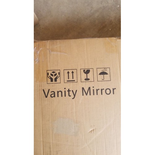 Woodvale Metal Framed Wall Mounted Bathroom / Vanity Mirror