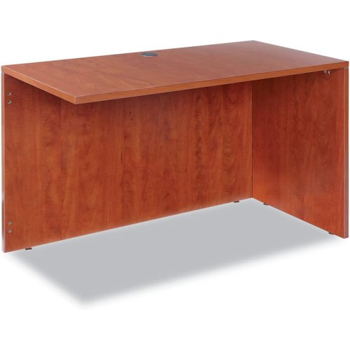 Alera ALEVA354824MC Valencia Series 47-1/4 in. x 23-5/8 in. x 29-1/2 in. Reversible Return/Bridge Shell - Cherry