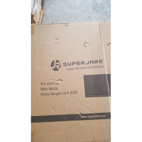 SUPERJARE 056“ Thick Exercise Equipment Mats, 48 Sq Ft EVA Foam Mats with Rubber Top - 9602L