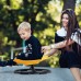 Sit and Spin Swivel Chair for Kids Toddlers, Sensory Spinning Seat, Improve Kids' Carsickness, Seasickness, Airsickness