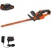BLACK+DECKER 20V MAX Cordless Hedge Trimmer with Power Command Powercut, 22-Inch (LHT321FF)